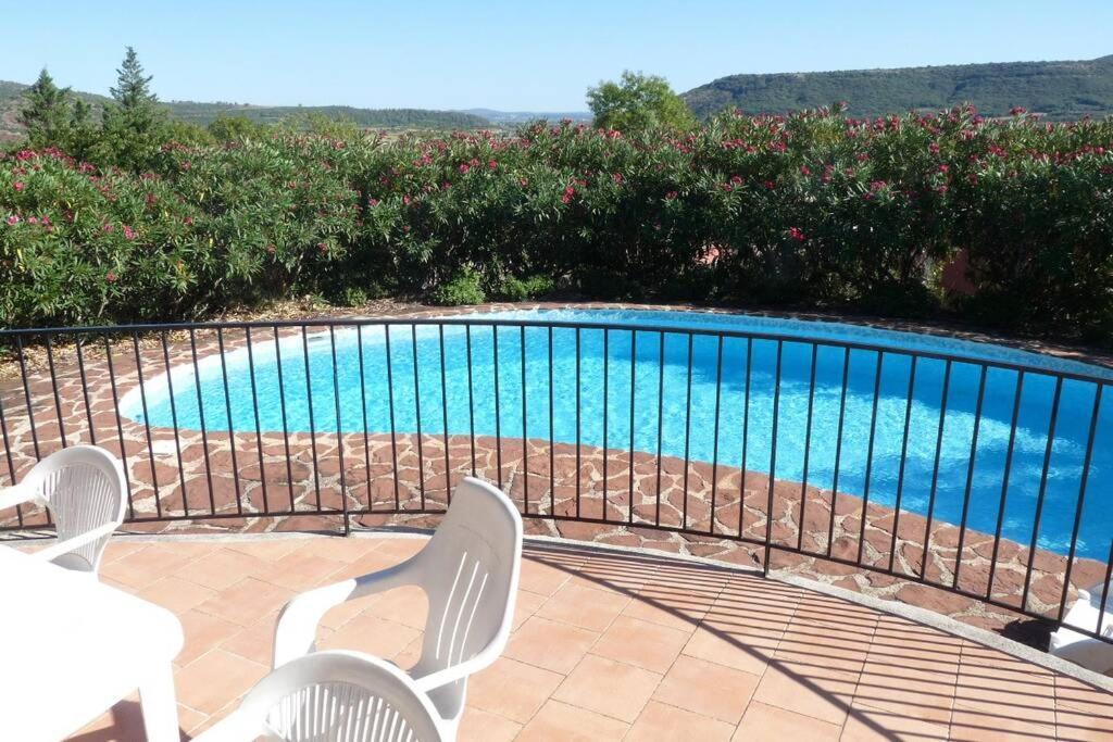 Villa La Bergerie, With Private Pool And Garden à Lodève Extérieur photo